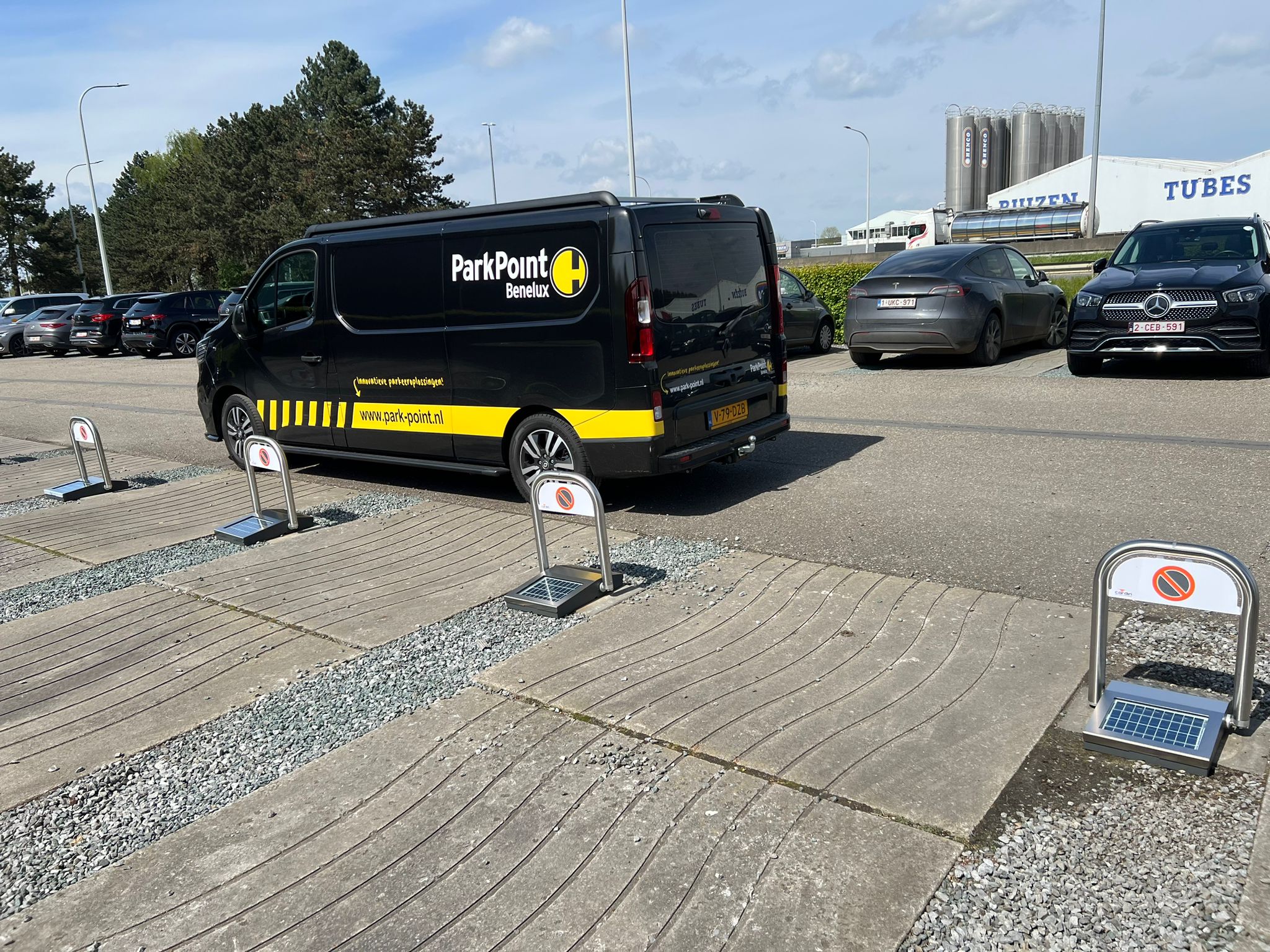 automatische parkeerbeugels